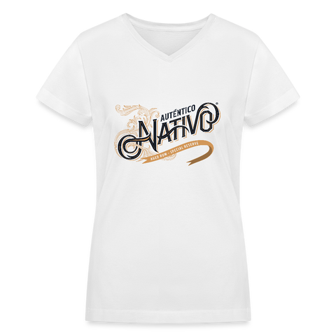 Nativo - Women's V-Neck T-Shirt - white