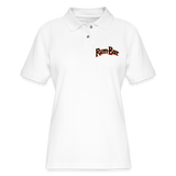 Rum-Bar - Women's Pique Polo Shirt - white