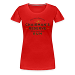 Chairmans Reserve Rum - Women’s Premium T-Shirt - red