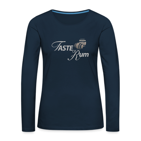 Taste of Rum 2020 - Women's Premium Long Sleeve T-Shirt - deep navy