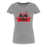 RUM FIRE - Women's T-Shirt - heather gray