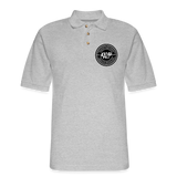 Worthy Park - Men's Pique Polo Shirt - heather gray