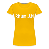 RHUM J.M - Women’s Premium T-Shirt - sun yellow