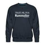 Trust me I'm A Rummelier - Men’s Premium Sweatshirt - navy