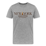 New York Rum Festival & Congress 2021 - Men's Premium T-Shirt - heather gray