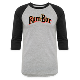 Rum-Bar Baseball T-Shirt - heather gray/black
