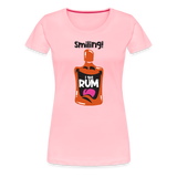 Smiling I got Rum - Women’s Premium T-Shirt - pink