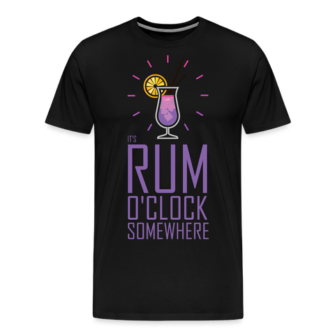 It's Rum O'Clock 2020 - Men's Premium T-Shirt - black