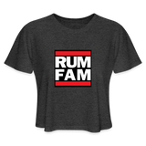 Rum Family Inu-A-Kena - Women's Cropped T-Shirt - deep heather