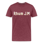 RHUM J.M - Men's Premium T-Shirt - heather burgundy