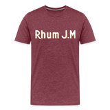 RHUM J.M - Men's Premium T-Shirt - heather burgundy