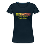 RUM PROBLEMS - Women’s Premium T-Shirt - deep navy