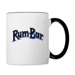 Rum-Bar Contrast Coffee Mug - white/black
