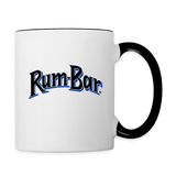 Rum-Bar Contrast Coffee Mug - white/black