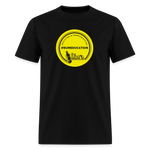 #rumeducation - Unisex Classic T-Shirt - Yellow Logo - black