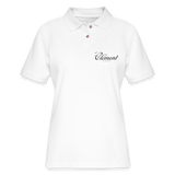 CLÉMENT RHUM - Women's Pique Polo Shirt - white