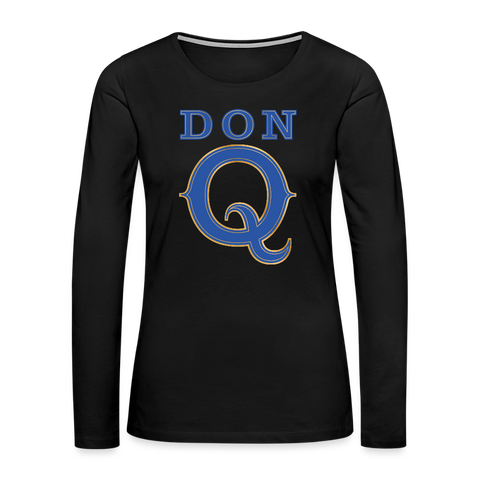 Don Q - Women's Premium Long Sleeve T-Shirt - black
