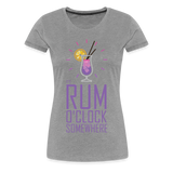 It's Rum O'Clock 2020 - Women’s Premium T-Shirt - heather gray