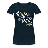 Raise the bar - Women’s Premium T-Shirt - deep navy