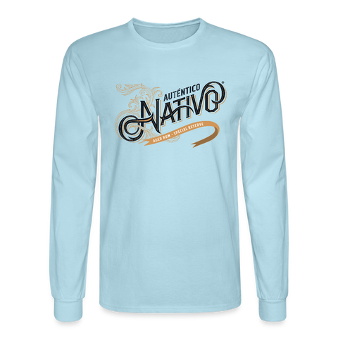 Nativo - Men's Long Sleeve T-Shirt - powder blue