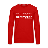 Trust me I'm A Rummelier - Men's Premium Long Sleeve T-Shirt - red