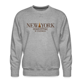 New York Rum Festival & Congress 2021 - Men’s Premium Sweatshirt - heather grey