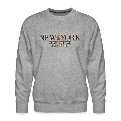 New York Rum Festival & Congress 2021 - Men’s Premium Sweatshirt - heather grey