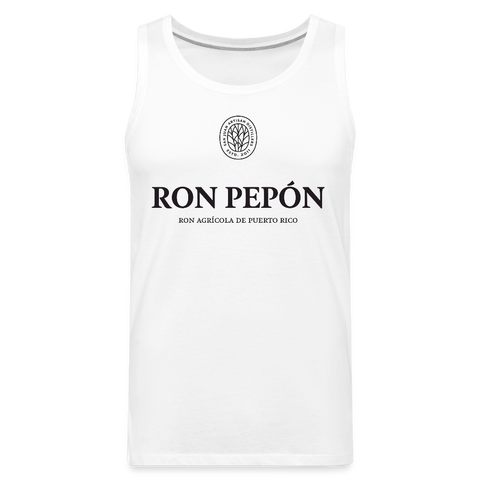 Ron Pepón - Men’s Premium Tank - white