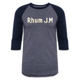 RHUM J.M - Baseball T-Shirt - heather blue/navy