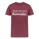 Trust me I'm A Rummelier - Men's Premium T-Shirt - heather burgundy