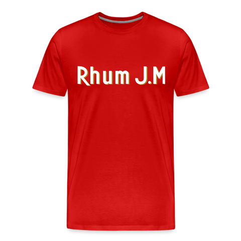 RHUM J.M - Men's Premium T-Shirt - red