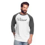 CLÉMENT RHUM - Baseball T-Shirt - white/charcoal