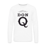 Don Q - Men's Premium Long Sleeve T-Shirt - white
