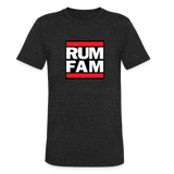 Rum Family Inu-A-Kena - Unisex Tri-Blend T-Shirt - heather black