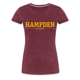 HAMPDEN ESTATE ORIGINAL - Women’s Premium T-Shirt - heather burgundy