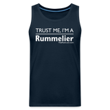 Trust Me I’m a Rummelier - Men’s Premium Tank - deep navy