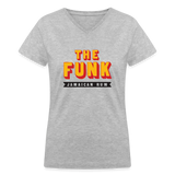 The Funk - Women's V-Neck T-Shirt - gray