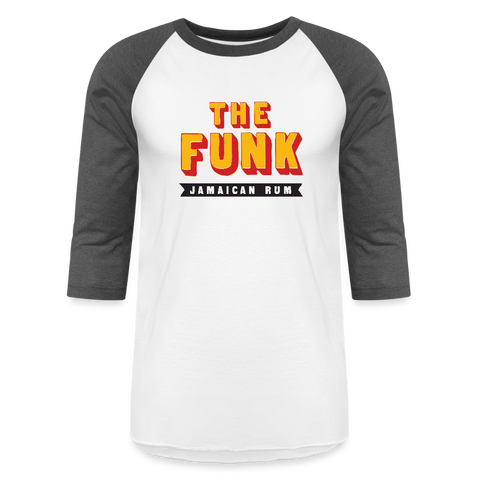 The Funk - Baseball T-Shirt - white/charcoal