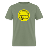 #rumeducation - Unisex Classic T-Shirt - Yellow Logo - military green