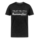 Trust me I'm A Rummelier - Men's Premium T-Shirt - charcoal grey