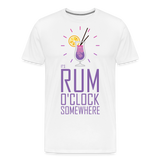 It's Rum O'Clock 2020 - Men's Premium T-Shirt - white