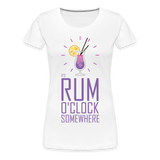 It's Rum O'Clock 2020 - Women’s Premium T-Shirt - white
