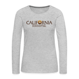 California Rum Festival 2021 - Women's Premium Long Sleeve T-Shirt - heather gray