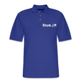 RHUM J.M - Men's Pique Polo Shirt - royal blue