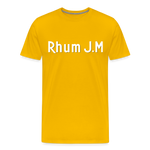 RHUM J.M - Men's Premium T-Shirt - sun yellow