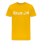 RHUM J.M - Men's Premium T-Shirt - sun yellow