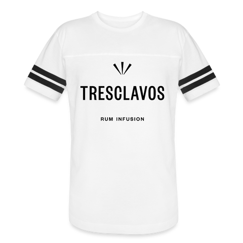 Tresclavos - Vintage Sport T-Shirt - white/black