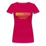 RUM PROBLEMS - Women’s Premium T-Shirt - dark pink