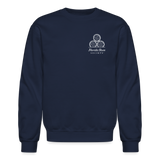 FLORIDA RUM SOCIETY - CREWNECK SWEATSHIRT - WHITE LOGO - navy