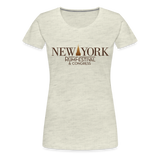 New York Rum Festival & Congress 2021 - Women’s Premium T-Shirt - heather oatmeal
